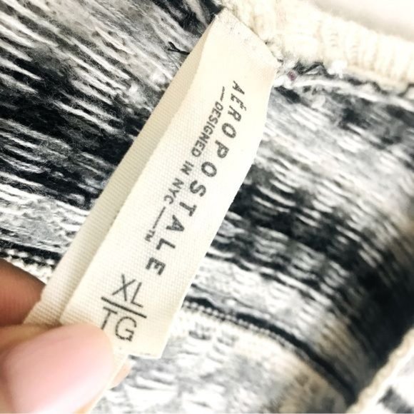 AEROPOSTALE Boho Open Front Knit Southwestern Cardigan Sweater Size XL - Picture 8 of 9